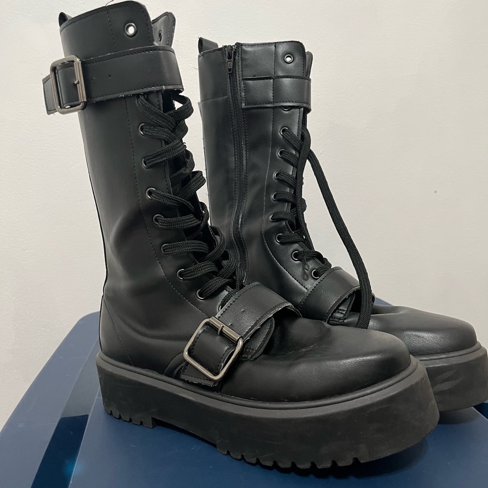 Platform Knee High boots